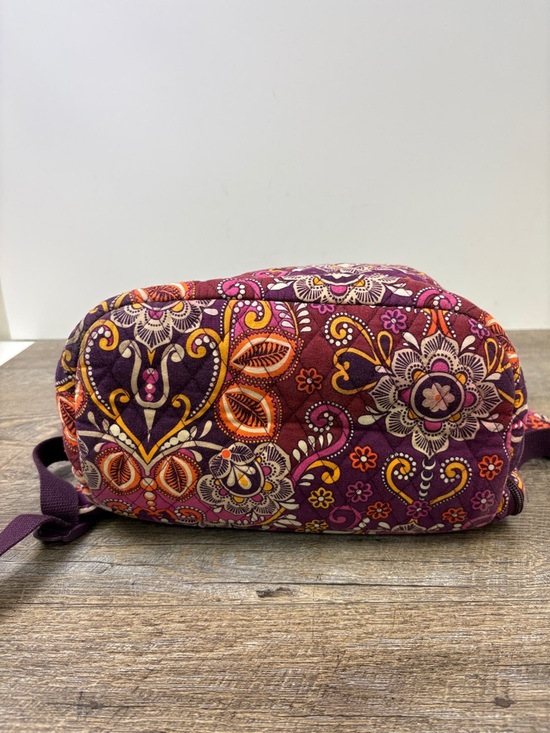 Vera Bradley Safari Sunset Laptop Backpack Retired Quilted Floral Travel Bag - Picture 9 of 12